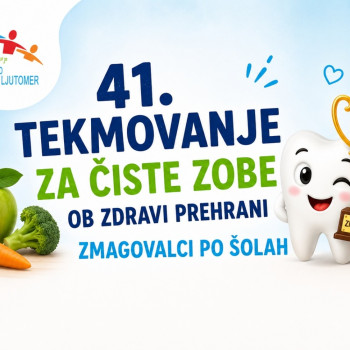 Tekmovanje za čiste zobe ob zdravi prehrani že 41. leto povezuje šole in zdravstvene delavce