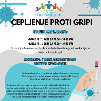 CEPLJENJE PROTI GRIPI