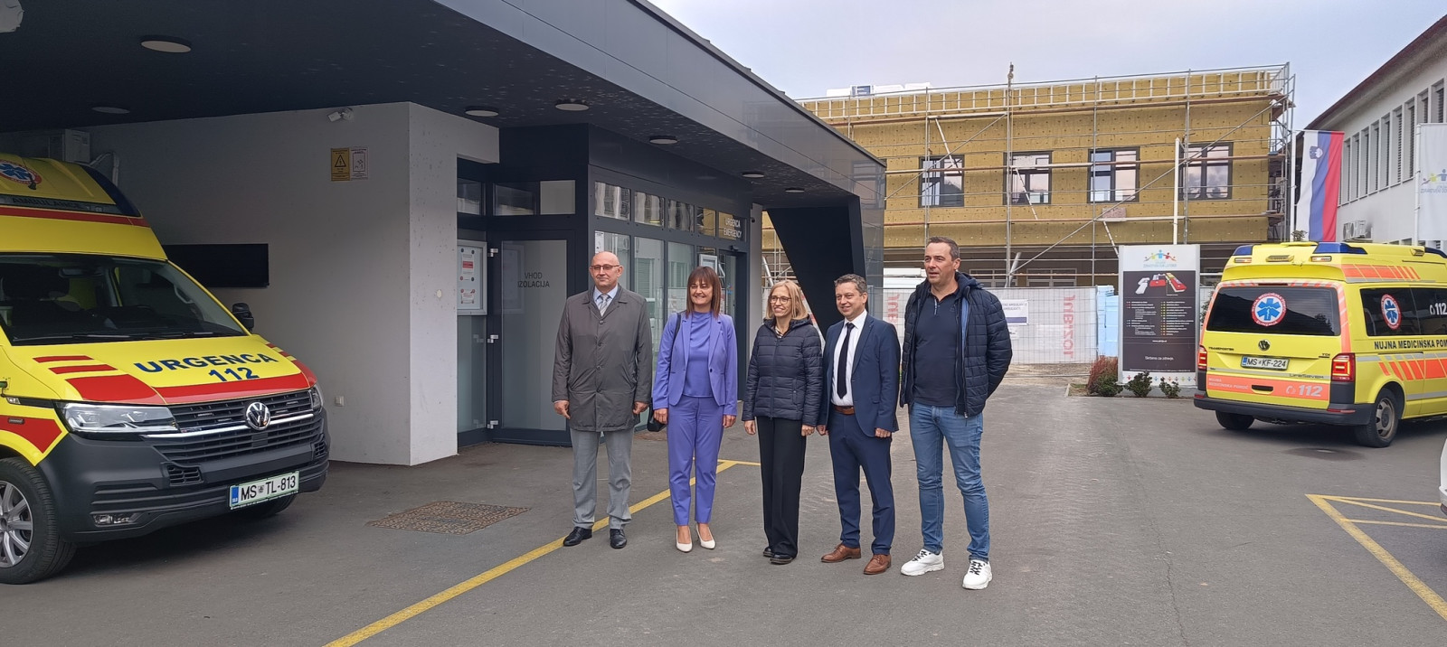 Obisk ministrice za zdravje in direktorja Urada za nadzor, kakovost in investicije v zdravstvu