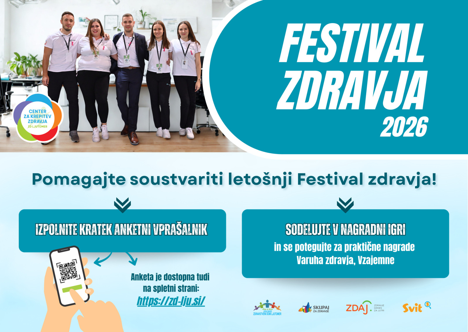 Pomagajte nam oblikovati Festival zdravja CKZ Ljutomer
